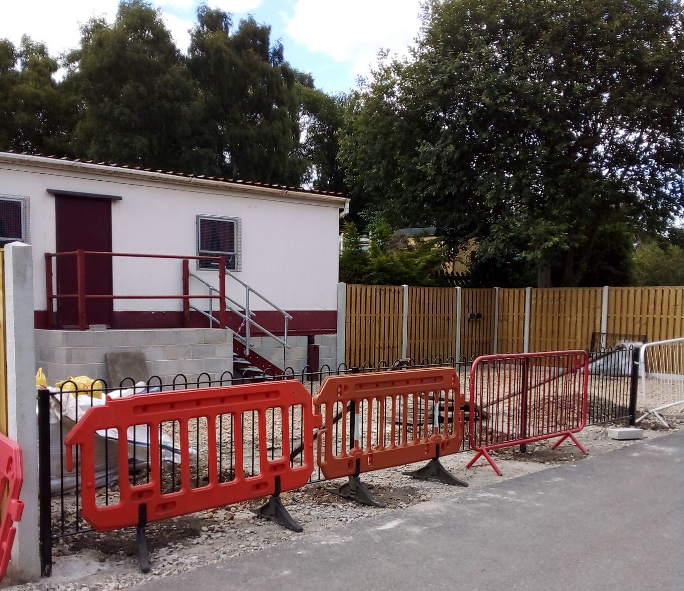 August 25th 2024 Rowsley outdoor eating area