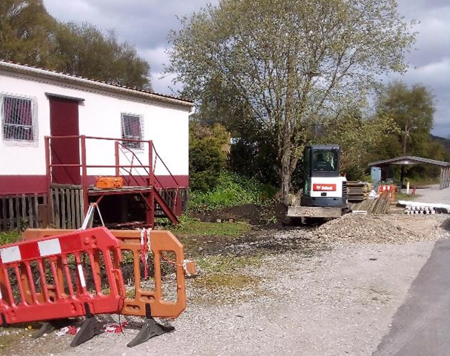 May 30th 2024 Rowsley Tea Room out door eating area